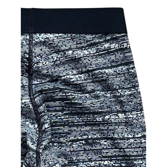 Nike Pro Dri-FIT Compression Leggings Womens XS Gray Black Workout Running - Picture 8 of 11